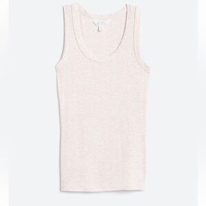 MARKET & SPRUCE FLORENCE RIBBED KNIT SCOOP NECK TANK